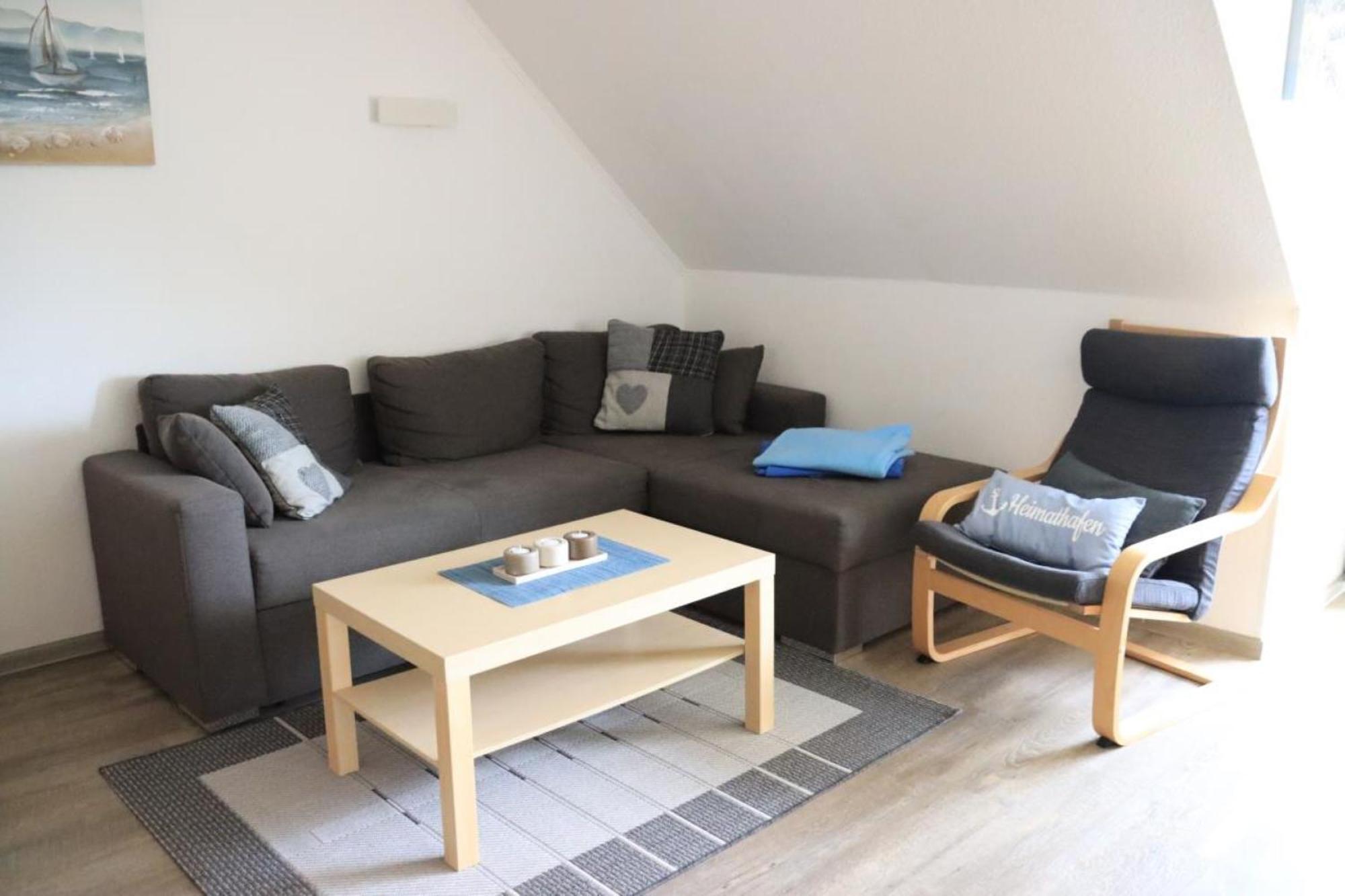 Ferienwohnung Mit Seeblick Und Schwimmbadnutzung In Куксхафен Экстерьер фото